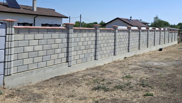 Concrete Block Fence in Yarebichna