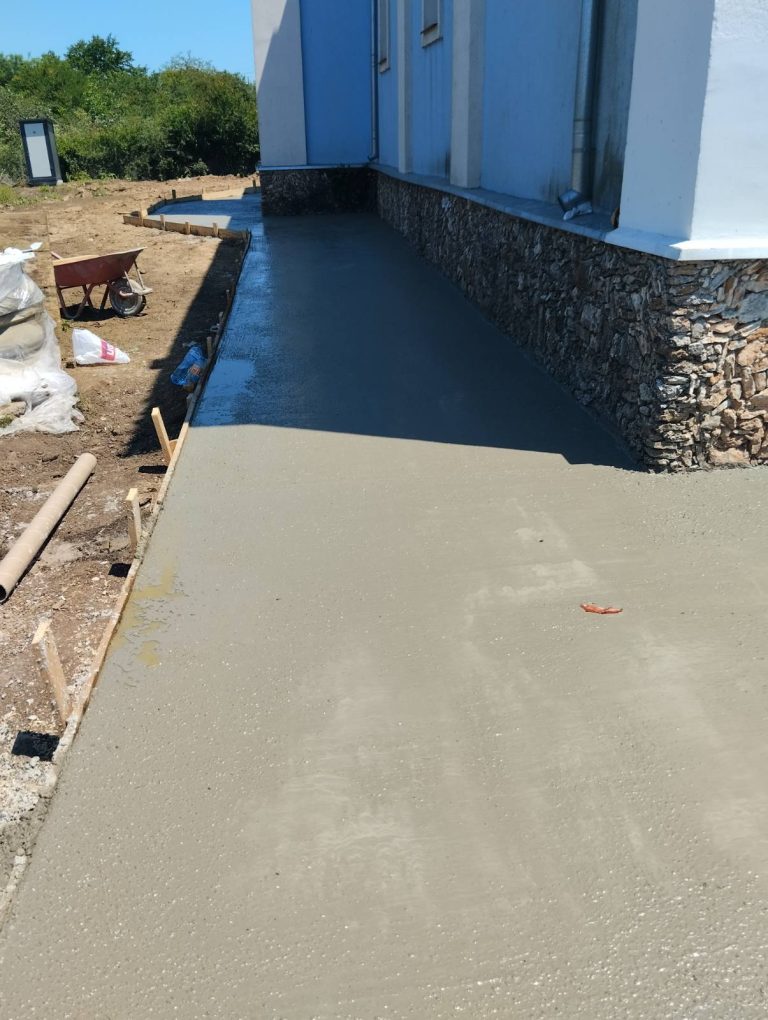 Church Paving in Sveti Nikola, Kavarna